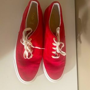 Keds red corduroy sneaker 9.5